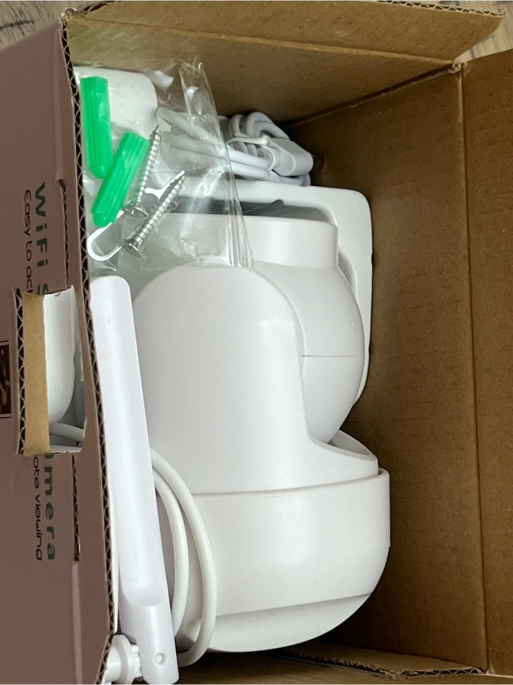 WiFi Smart Camera - White - Wireless Remote Viewing
